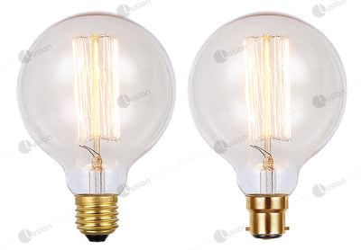 Vintage Spherical G95 25W Filament Lamp
