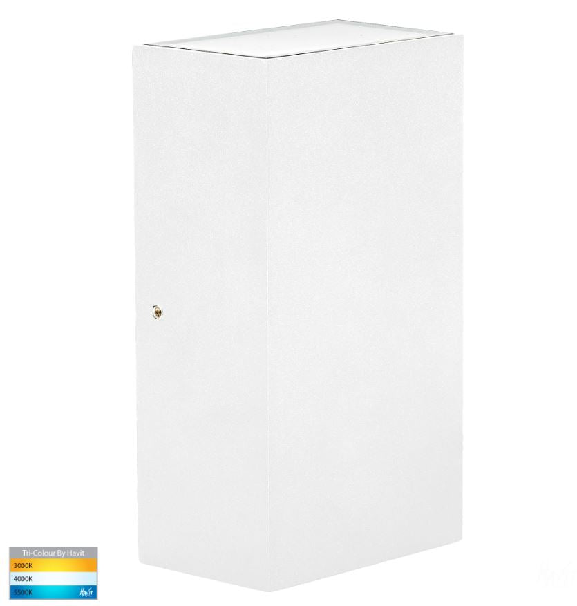 Platz White Up & Down LED Wall Light