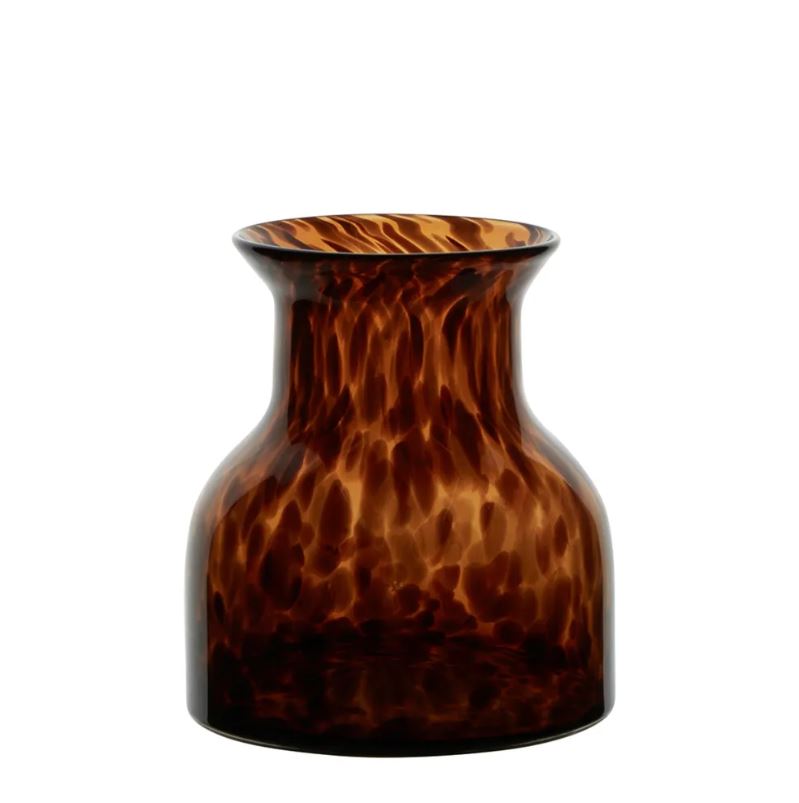 Amira Tortoise Glass Vase