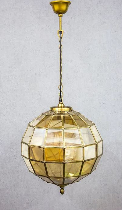 Archie Antique Brass Pendant