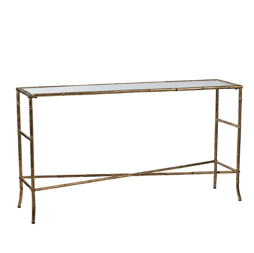 Tiffany Gold Console