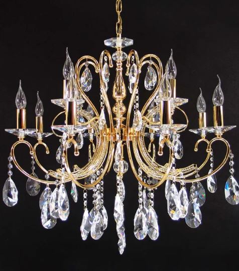 Dakota Gold 12 Light Chandelier