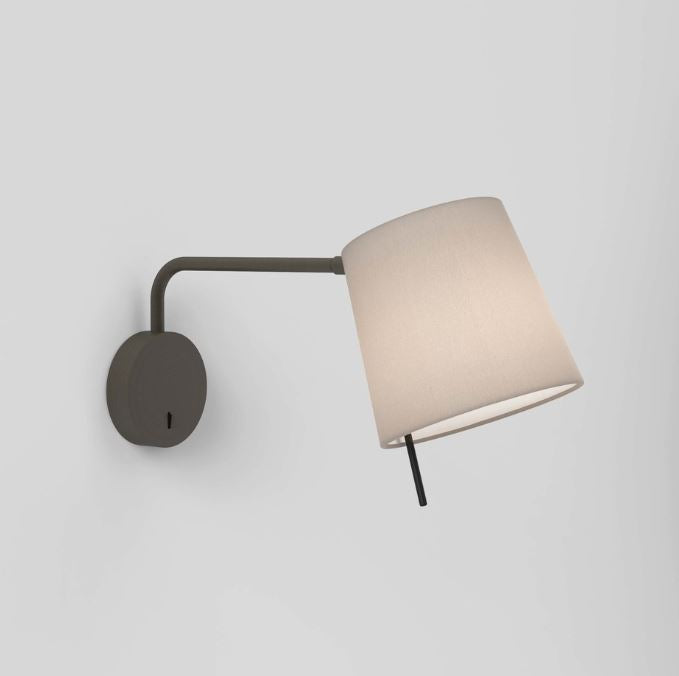 Mitsu Swing Arm Bronze Wall Light