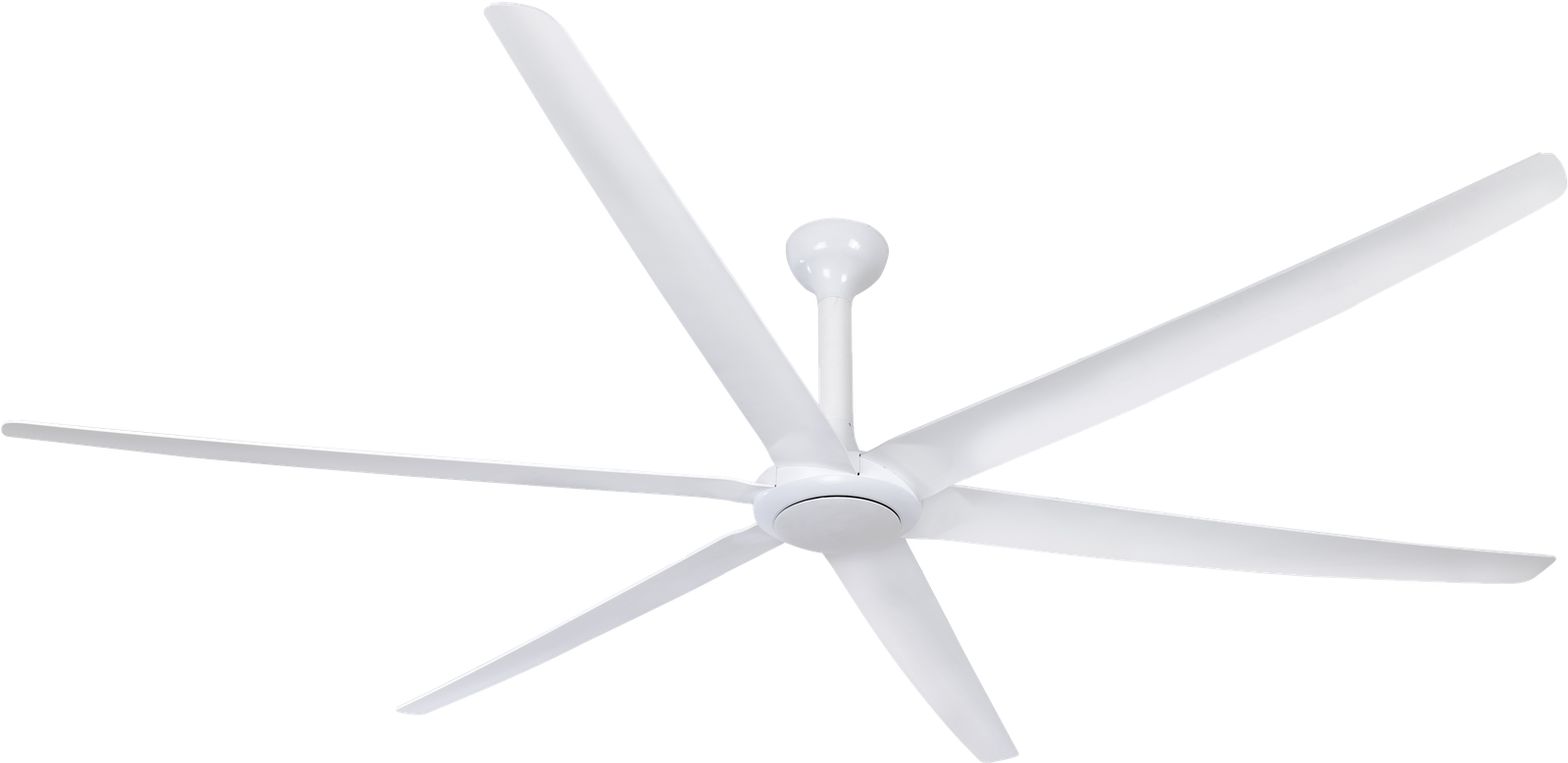 The Big Fan White with White Blades Ceiling Fan