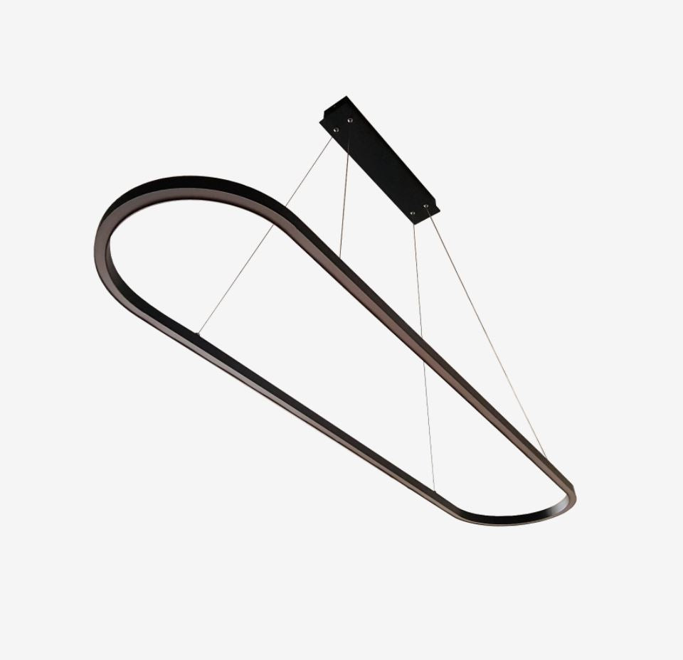 Saturn Black Convex Pendant