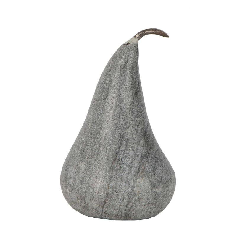 Marble Pear Large Grey