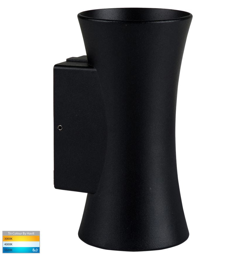 Savannah Black Up & Down LED Wall Light