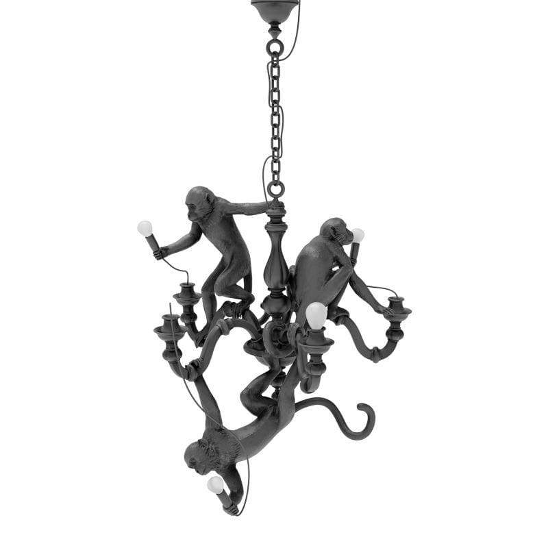 Black Monkey Chandelier