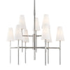 Bowery Polished Nickel Pendant