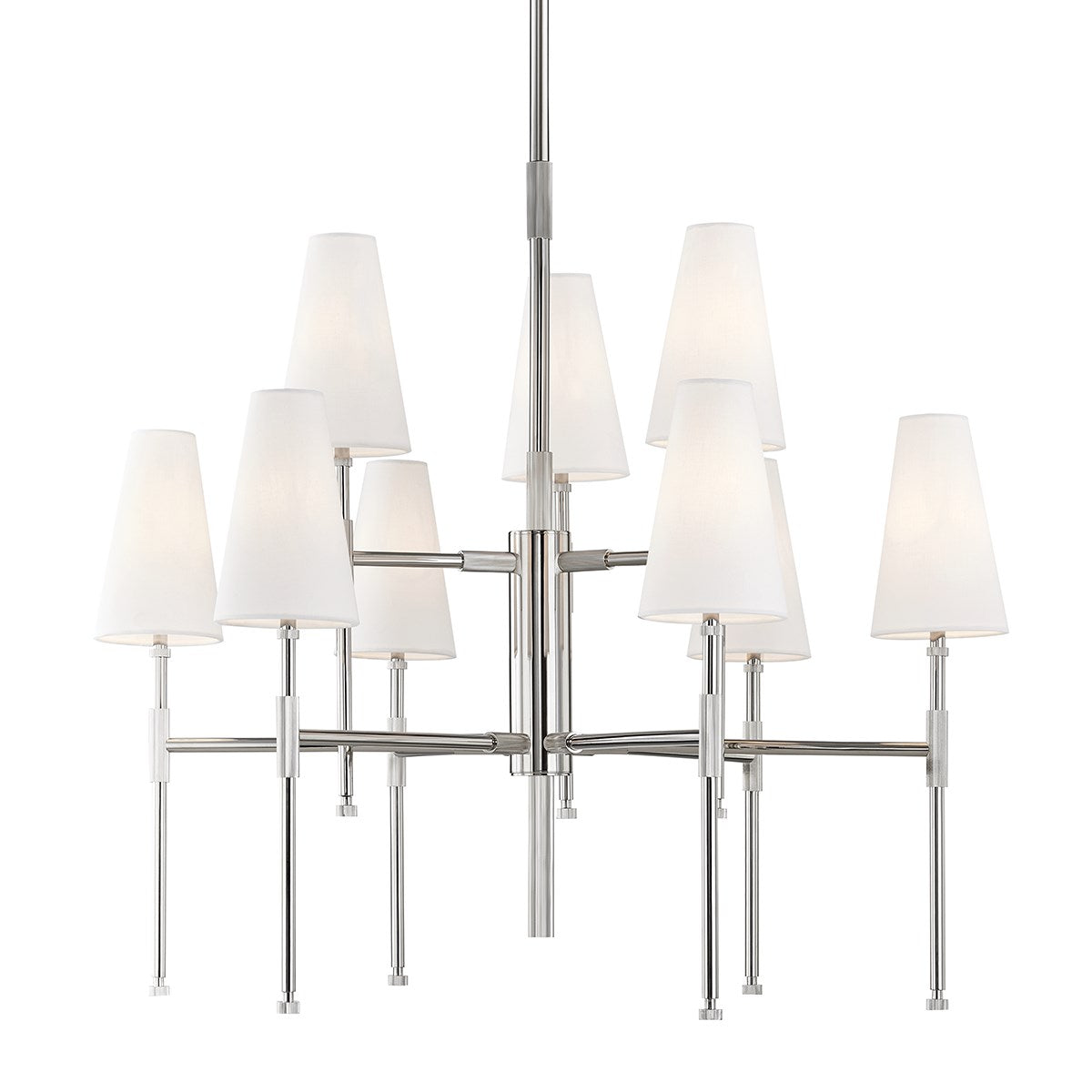 Bowery Polished Nickel Pendant
