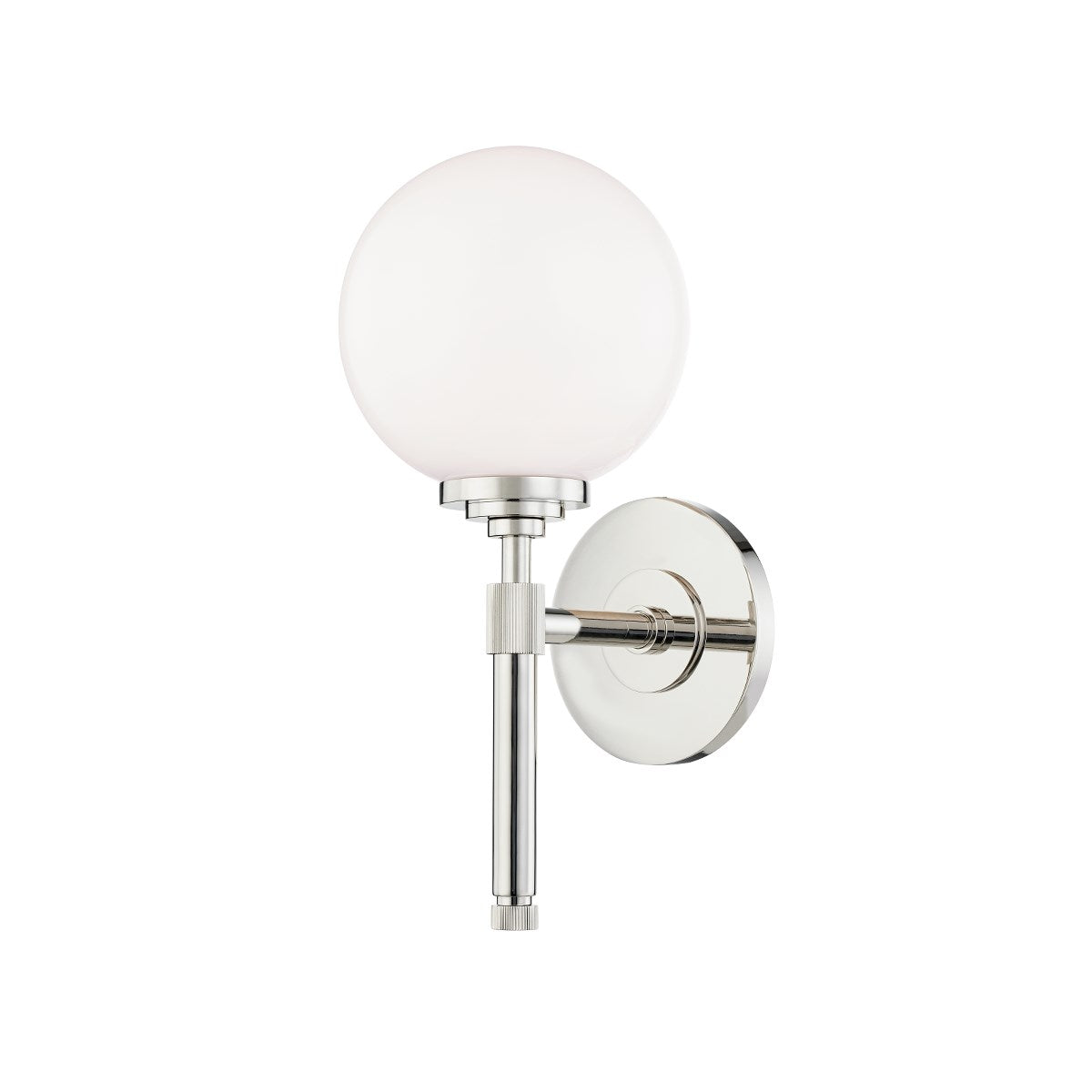 Bowery Polished Nickel  Vanity Wall Light