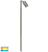 Tivah 316 Stainless Steel TRI Colour Single Adjustable LED Bollard Spike Light