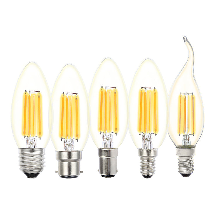 Filament Candle CES/E12 LED Dimmable Full Glass Lamp