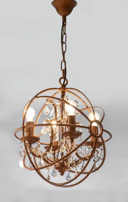 Carat Rust Chandelier