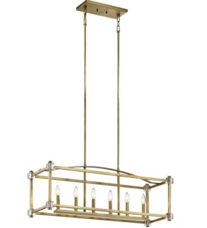 Cayden 6 Light Linear Chandelier