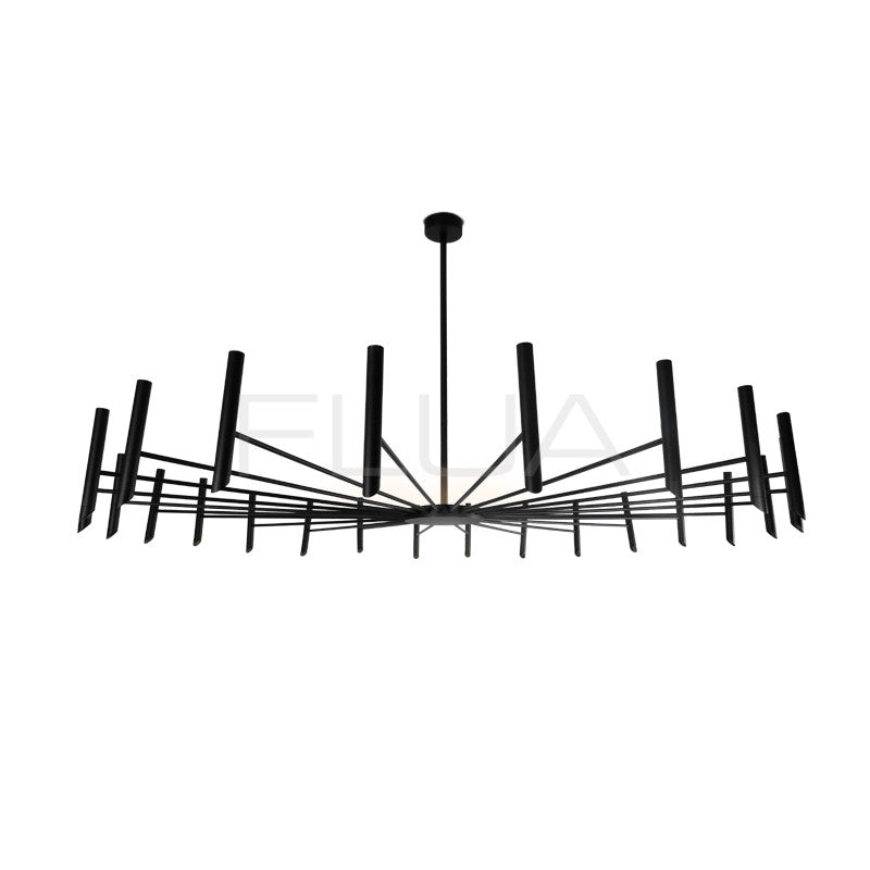 Classic Round Black Pendant