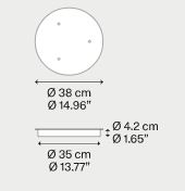 LODES Cluster 3 Lights Round Cluster Canopy