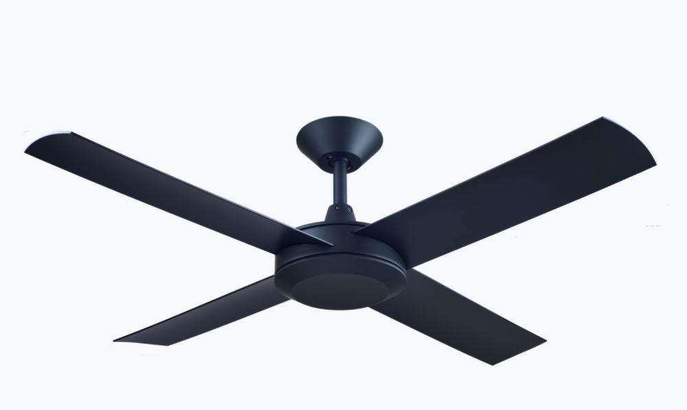 Concept 3 Matt Black 52" Ceiling Fan