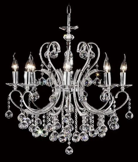 Dakota Chrome 8 Light Chandelier