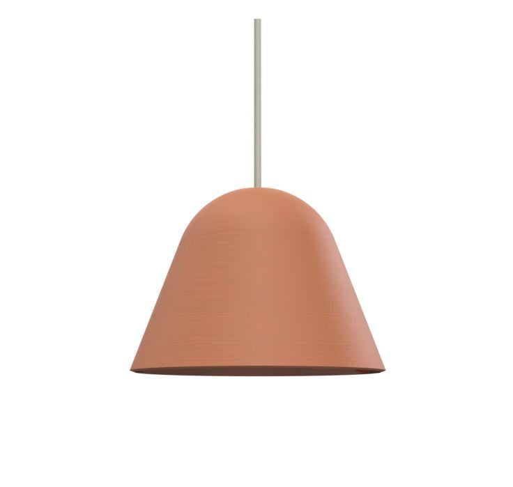 Okina Single Suspension Terracotta Clay Pendant