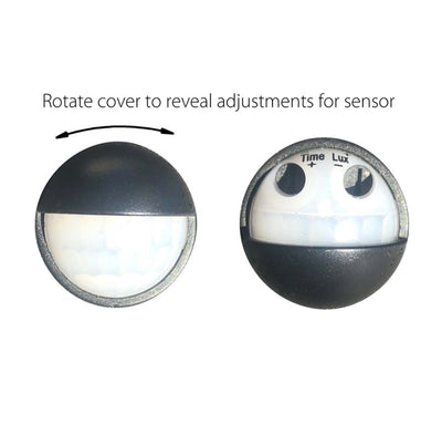 Revo White Double Adjustable Wall Light With Sensor