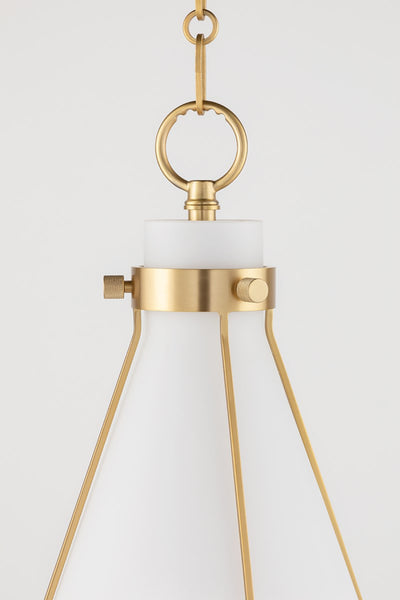 Eldridge Aged Brass Pendant