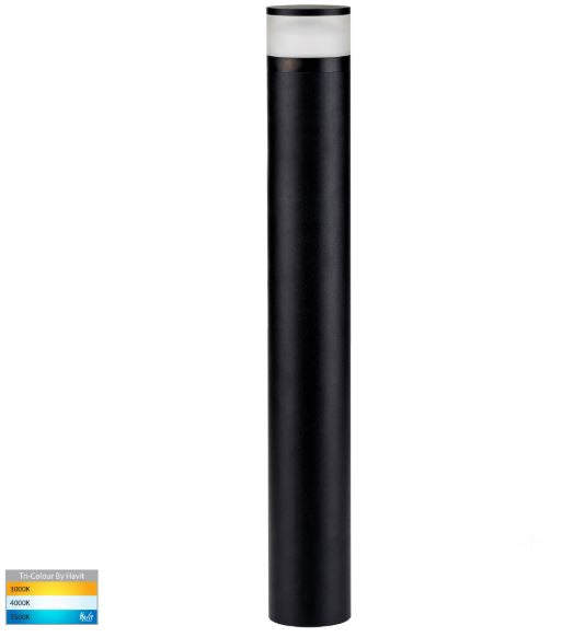 Highlite Black 1000mm LED Bollard Light