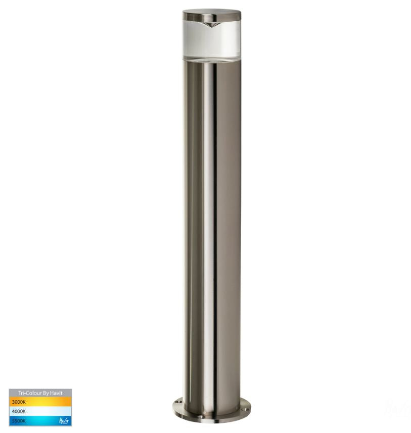 Highlite 316 Stainless Steel TRI Colour LED Bollard Light