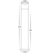Highlite 316 Stainless Steel TRI Colour LED Bollard Light