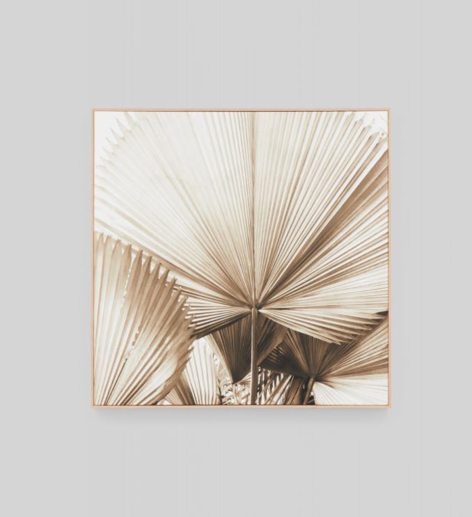 Desert Palm 2 Framed Canvas Wall Art