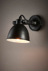 Franklin Black Wall Light