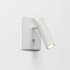 Enna Square Switched LED White Wall Light