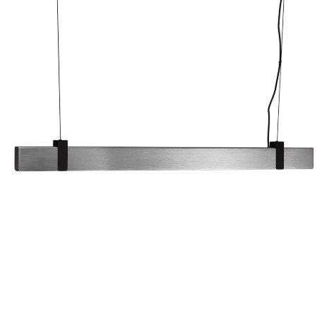 Lilt Brushed Steel Linear Pendant