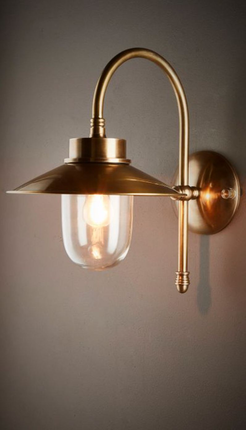 Laude Antique Brass Sconce