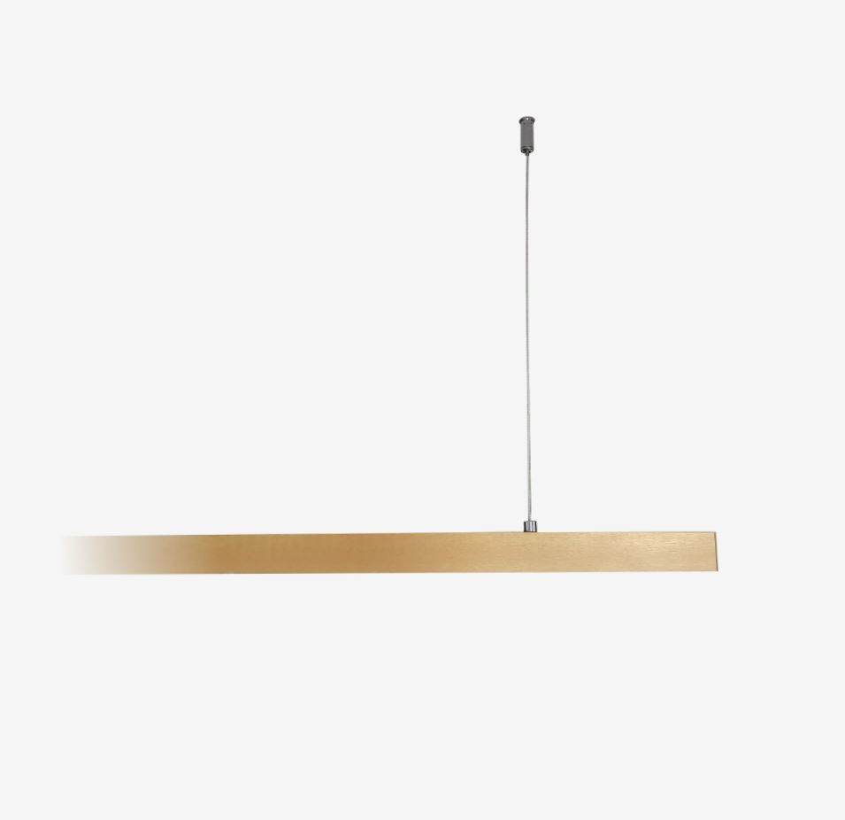 Linear 30 Brushed Brass Pendant