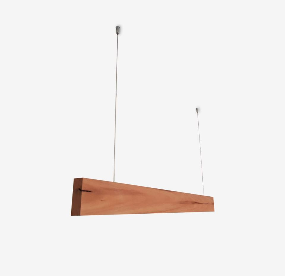 Solid Blackbutt Timber Linear Pendant