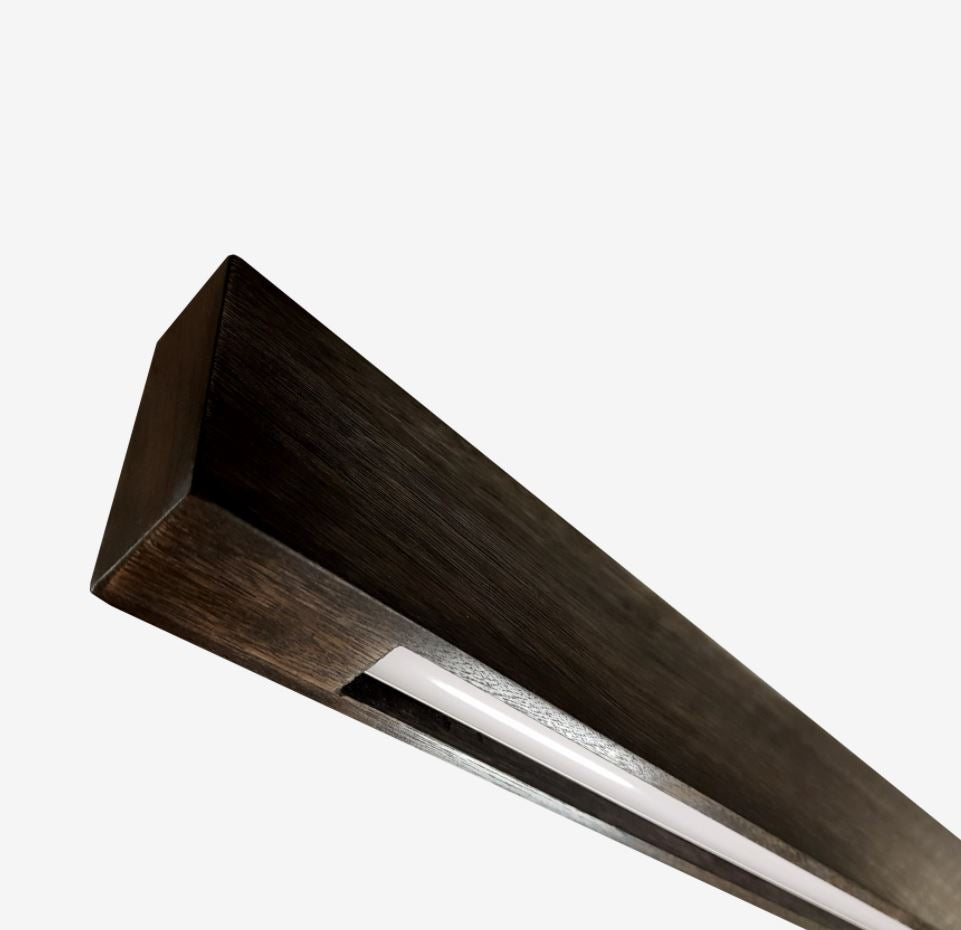 Solid Japanese Black Linear Pendant