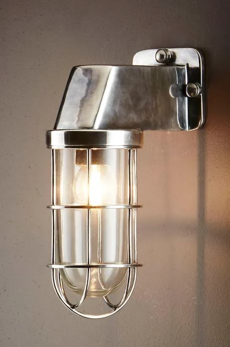 Lipa Antique Silver Wall Light