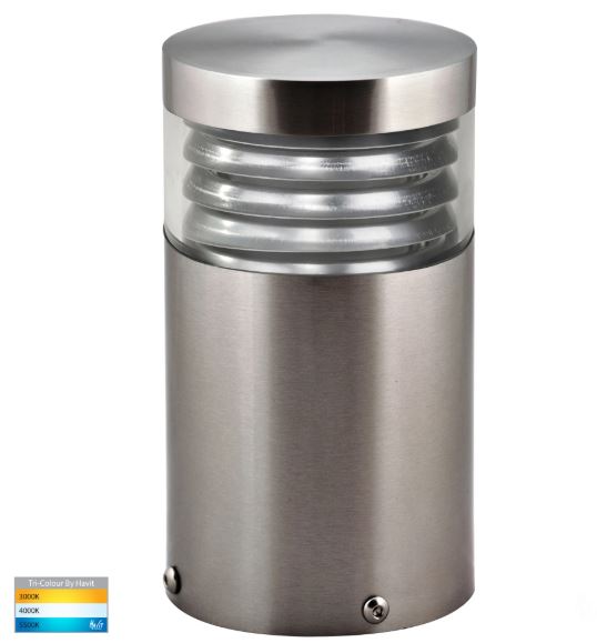 Mini 316 Stainless Steel Louvred LED Bollard Light