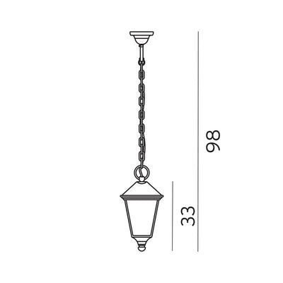 London Chain Lantern Pendant