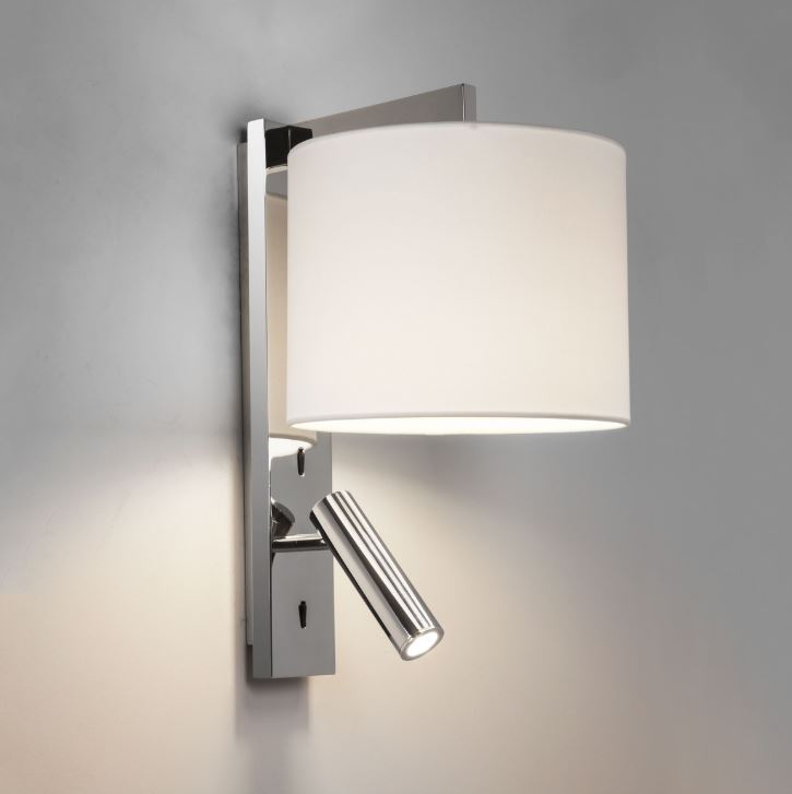 Ravello LED Reader Polished Chrome Wall Light