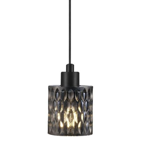 Hollywood Smoked Glass Pendant