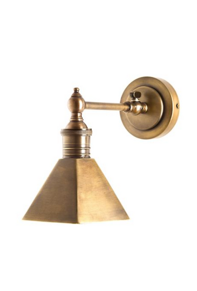 Marbel Antique Brass Sconce