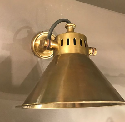 Merchant Brass Wall Light