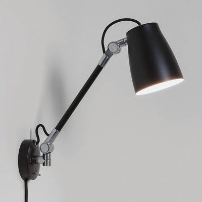 Atelier Grande Matte Black Wall Light