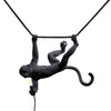 Swing Black Monkey Lamp