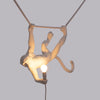 Swing White Monkey Lamp