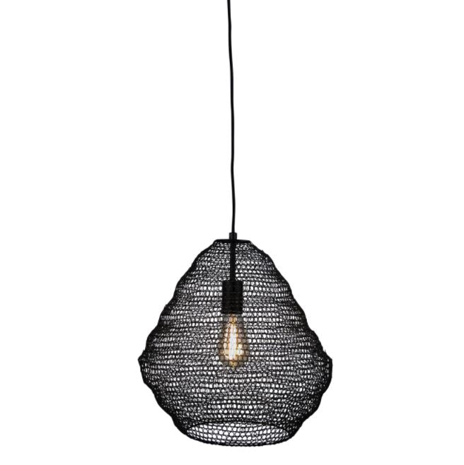 Clover Black Large Pendant