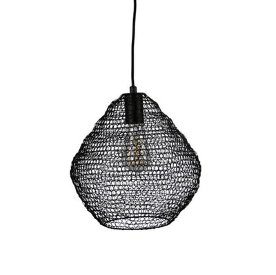 Clover Black Medium Pendant