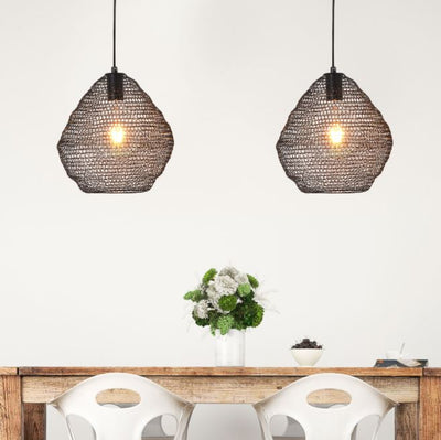 Clover Black Medium Pendant